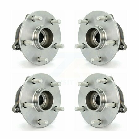 KUGEL Front Rear Wheel Bearing & Hub Assembly Kit For 2006-2013 Suzuki Grand Vitara K70-101748